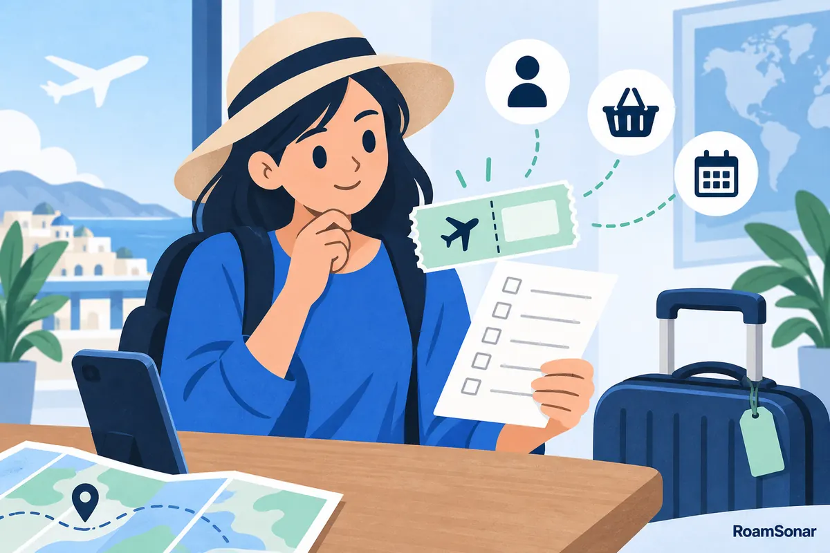 Traveller checking a coupon against customer, basket and calendar conditions.